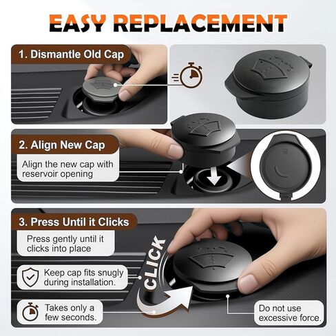 Car Windshield Washer Fluid Reservoir Cap,Good Sealing Windshield Washer Fluid Cap Replacement OEM#113102800A,Windshields Washers Caps Compatible with Tesla Model X/Y/S/3 in Saudi Arabia