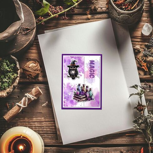 GLOBLELAND Halloween Owl Clear Stamps Owl Decorative Clear Stamps Silicone Stamps Seals for Card Making and Photo Album Decor Decoration and DIY Scrapbooking in Saudi Arabia