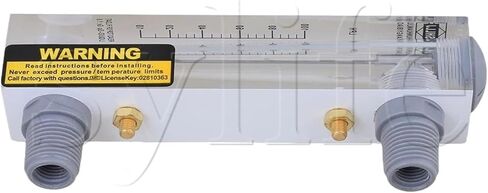 البلاستيك SS304 10-100LPH نوع اللوحة السائل مقياس الجريان تدفق المياه جهاز قياس LZS-15 in Kuwait