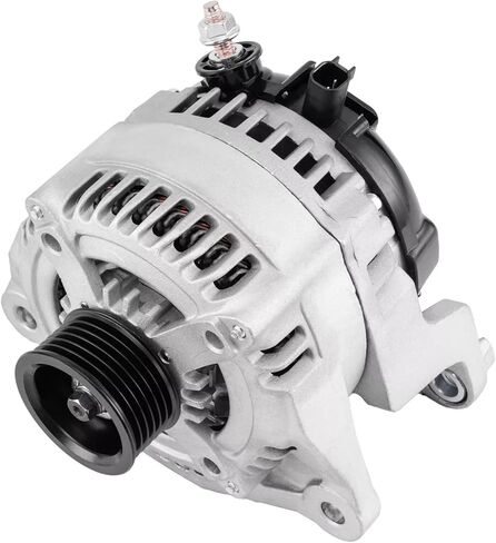 محور ديترويت - مولد 5.7 لتر لـ 2011 2012 2013 2014 2015 2016 2017 2018 Ram 2500 3500، 2010 Dodge Ram 2500 [160A، 12V، CW] مولد كهربائي مع استبدال بكرة 6 أخدود in Kuwait