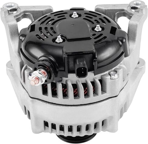 محور ديترويت - مولد 5.7 لتر لـ 2011 2012 2013 2014 2015 2016 2017 2018 Ram 2500 3500، 2010 Dodge Ram 2500 [160A، 12V، CW] مولد كهربائي مع استبدال بكرة 6 أخدود in Kuwait