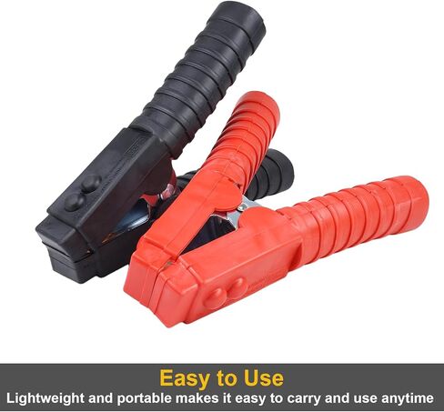 1800A Jumper Cable Clamps, Car Battery Charger Clip, Pure Copper Clamp Ends for Replacement Automotive, Cars, Trucks, Marine Battery Charging Connector 2PCS in Saudi Arabia