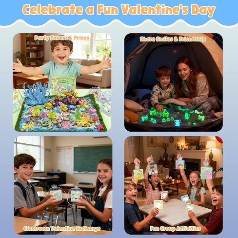 Valentines Day Cards for Kids School 32 Pcs Exchange Cards Crazy Straws for Kids School, with Goodie Bags for Class Game Prizes Classroom Exchange, Party Favors, and School Valentine in Saudi Arabia