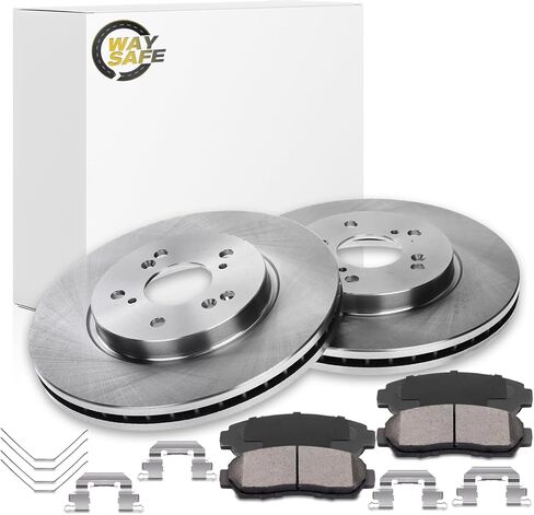 Front 11.65 inch for 2007-2016 Honda CR-V Brake Kit, for 2012-2015 Honda Crosstour, 2010-2011 Accord Crosstour, 2007-2012 Acura RDX Brakes Rotors and Ceramic Pads Replacement, 31455 1521 in Saudi Arabia
