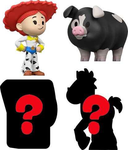 Mattel Disney and Pixar Toy Story 5 Mini Figures Multipacks, 4 Small Stars Movie Toys in Themed Group, 2 Characters Shown & 2 Hidden, Unpack Surprise in Kuwait