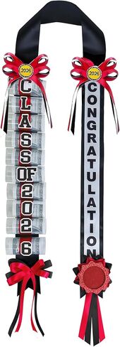 Graduation Money Lei Class of 2026 Double Ribbon Braided Lei Gift Handmade Graduation Cash Gifts for Congrats Graduates College Senior High School Gifts Party Supplies in Saudi Arabia