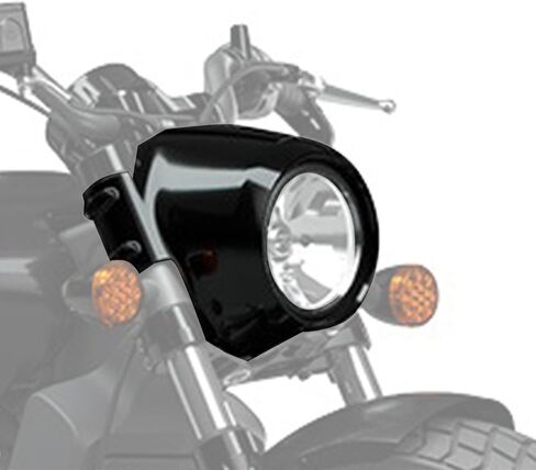 TCT-MOTORPARTS غطاء أمامي أسود لامع للحافة الأمامية العلوية قناع مناسب للكشاف الهندي الستين كشاف 2015-2024 كشاف كلاسيكي 2025 in Kuwait