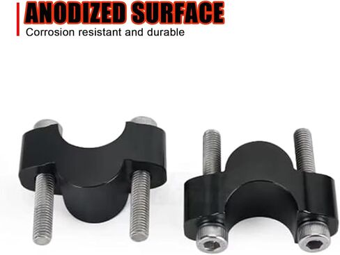 20MM Higher Handlebar Riser Mount Bracket CNC Raise Clamps Handle Bar Clamp Compatible with CFMOTO Ibex 450/Ibex 800 S/T/E 2023 2024 2025,CFMOTO Ibex 450 Accessories,CFMOTO Ibex 800 Accessories in Saudi Arabia