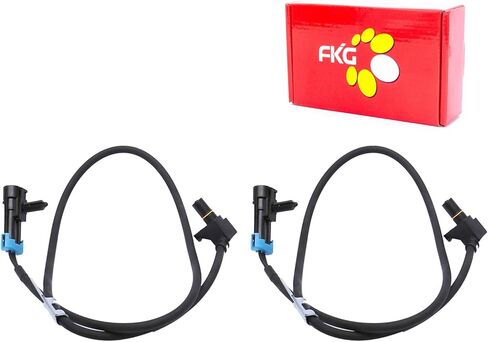 FKG ABS مستشعر سرعة العجلة الأمامي الأيسر والأيمن ALS480 لـ 98-05 تشيفي بليزر، 98-04 تشيفي S10، 98-01 جي إم سي جيمي، 98-04 جي إم سي سونوما، مجموعة من 2 in Kuwait