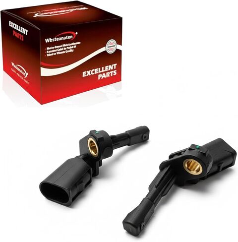ABS Wheel Speed Sensor 2Pcs: Rear Left & Right Compatible with Volkswagen 2012-2019 Beetle L4 1.8L L5 2.5L L4 2.0L, 2006-2014 GTI L4 2.0L, 2005-18 Jetta L4 2.0L L5 2.5L, 2006-10 Passat L4 2.0L V6 3.6L in Saudi Arabia
