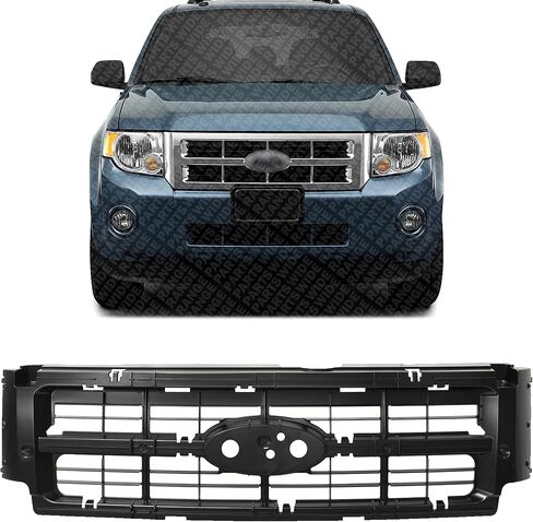 Front Grille Reinforcement | Direct Replacement for 2008-2012 Ford Escape | FO1223111 | OEM 8L8Z8A284A | Vehicle Specific Fit with Emblem Provision | Reliable Structure in Saudi Arabia