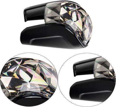 MACHSWON Crystal Shift Knob Cover, Car Gear Shift Knob Cover Trim, Compatible with Honda HR-V 2023-2025, Compatible with Honda Accord 2018-2025, 1 pc in Kuwait