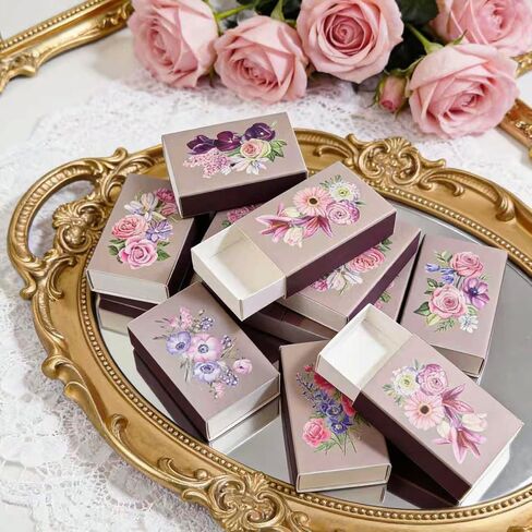 Hokoad 60 Pcs Blank Match Boxes Diy Blank Matchbooks Bulk, White Match Boxes Holder Storage Containers with Striker for Bridal Wedding Party Favors, 2.3 x 1.4 x 0.6 In, No Matches in Saudi Arabia