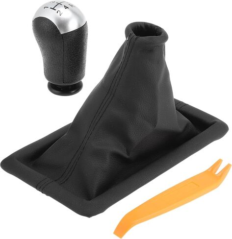 5 Speed Manual Transmission 5MT Gear Shift Shifter Knob for Ford for Mustang Base GT 2005 2006 2007 2008 2009 with Shifter Dust Boot No.8R3Z7277AA/5R3Z7213BAA in Saudi Arabia