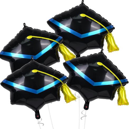 Graduation Diploma Balloons, 2026 Graduation Party Decorations 3 pcs Black White Congrats Grad 2026 Diploma Foil Balloon for High School College Class of 2026 Congratulations Graduate Party Decoration in Saudi Arabia