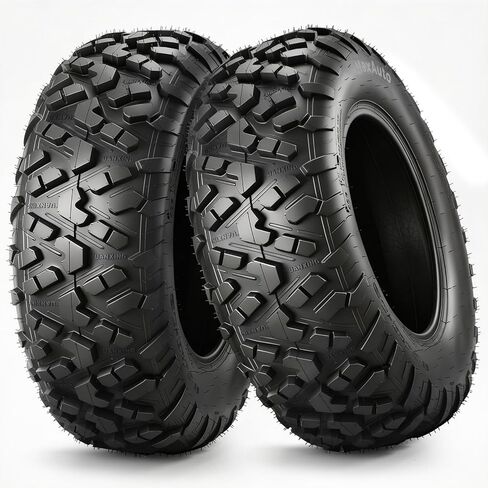 MaxAuto AT24x8-12 ATV UTV Tires Off-Road All-Terrain Mud Tires, 6 Ply Tubeless in Saudi Arabia