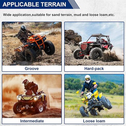MaxAuto AT24x8-12 ATV UTV Tires Off-Road All-Terrain Mud Tires, 6 Ply Tubeless in Saudi Arabia
