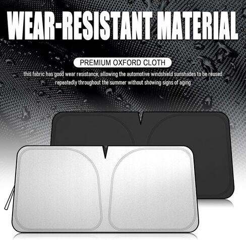 Car Windshield Sun Shade Compatible with Toyota 2019-2025 RAV4,Foldable Sun Shade for Car Windshield for Interior Protection and Sunblocking,Oxford Cloth Cars Suns Shades with Storage Bag in Saudi Arabia