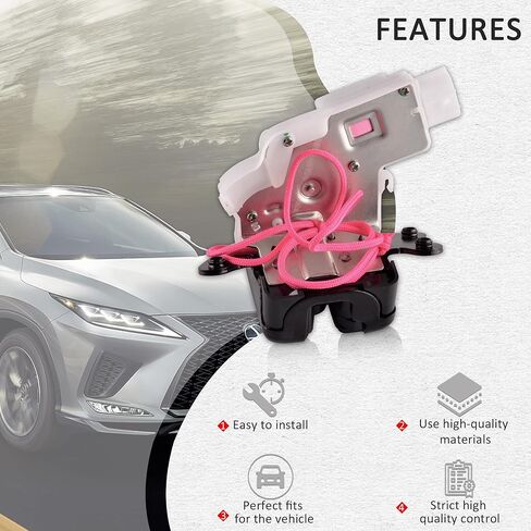 مشغل مزلاج صندوق الباب الخلفي متوافق مع Toyota RAV4/Corolla Cross، Lexus NX250/NX350/NX350h/NX450h+ يستبدل 69350-42070 69350-0R030 6935042070 693500R030 in Kuwait