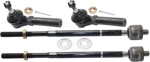 Replacement Tie Rod Ends Set of 4 (Front Inner and Outer) Fits Dodge Grand Caravan 2017-2020 3.6L V6 in Kuwait