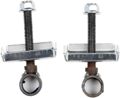 1 Pair Compatible Chain Wheel Axle Tensioner Adjusters Compatible with 110cc 125cc 140cc 150cc Quad Trail Pit Dirt Bike Motorcycle 14mm in Saudi Arabia