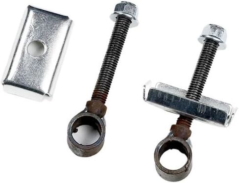 1 Pair Compatible Chain Wheel Axle Tensioner Adjusters Compatible with 110cc 125cc 140cc 150cc Quad Trail Pit Dirt Bike Motorcycle 14mm in Saudi Arabia