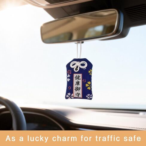 10PCS Japanese Omamori Amulets, Handmade Good Luck Charms with Protective PVC Pocket, Safe Travel Charm Hanging Sachet Blessing Lucky Amulet for Blessing Success Health Fortune Wealth Gift in Saudi Arabia