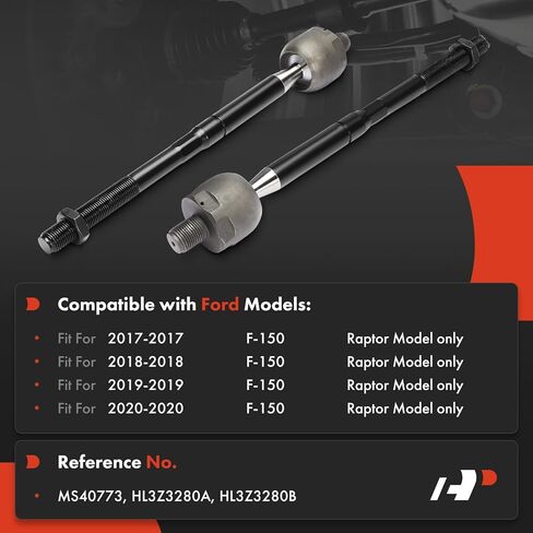 A-Premium 2 × أطراف قضيب ربط داخلي أمامي، متوافق مع Ford F-150 F150 2017 2018 2019 2020 in Kuwait