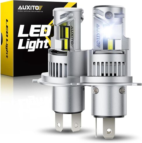 AUXITO H7 LED Bulb, H7 Light Bulbs, 80000LM, 99% Vehicle Fit, Cooling Fan, Plug N Play, 3MIN Installation, 20Year+ Lifespan in Kuwait