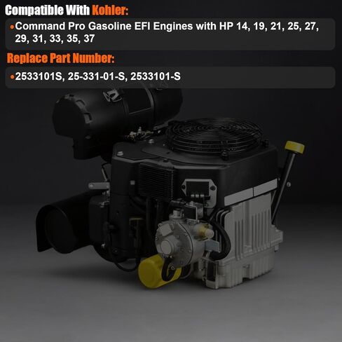 حاقن الوقود متوافق مع محرك البنزين Kohler Command Pro EFI HP 14 19 21 25 27 29 31 33 35 37، استبدال 2533101S 25-331-01-S 2533101-S in Kuwait