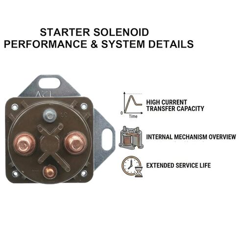 F3914 Professional Starter Solenoid Fits Select 1982-2001 Ford, Lincoln, Mercury Models in Saudi Arabia