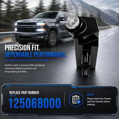 Transmission Fluid Thermal Bypass Valve Compatible with 2014-2018 GM 6L80 Trans Escalade GMC Yukon 5.3L 6.2L 4.3L Fit for Chevrolet Silverado 1500 2014 2015 2016 2017 2018 Replace OE# 125068000 in Saudi Arabia