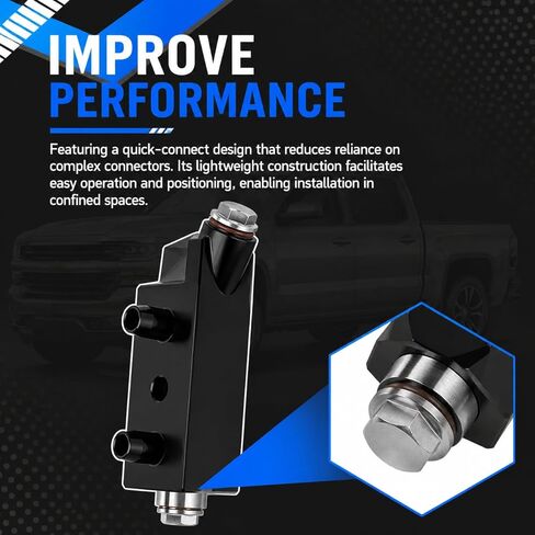 Transmission Fluid Thermal Bypass Valve Compatible with 2014-2018 GM 6L80 Trans Escalade GMC Yukon 5.3L 6.2L 4.3L Fit for Chevrolet Silverado 1500 2014 2015 2016 2017 2018 Replace OE# 125068000 in Saudi Arabia