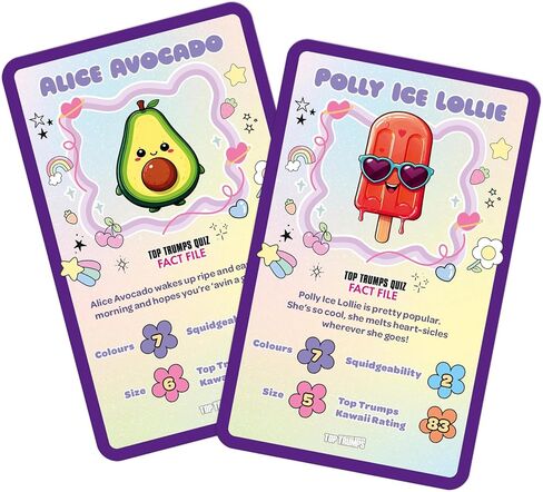 لعبة بطاقات Top Trumps Kawaii Kuddlies - ألعاب تعليمية عائلية للأطفال والكبار لأكثر من لاعبين - ألعاب حرب للأطفال للعائلات المكونة من 6 أطفال زائد in Kuwait