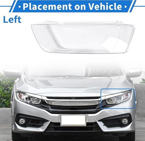 Headlight Lens Cover Headlight Headlamp Lense Clear Lens Cover for Audi Q3 2012-2015 Clear Pc 1 Pc Front Left Car in Kuwait