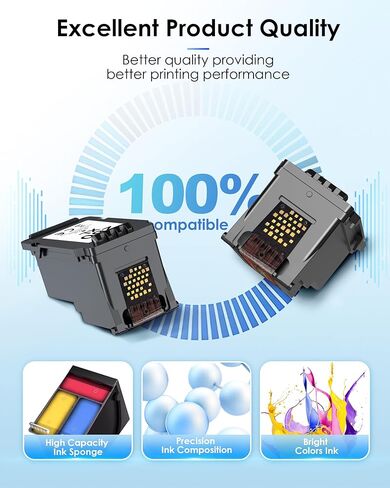 260XL 261XL Replacement for Canon 260 and 261 Ink Cartridges PG-260 Black CL-261 Work with Canon Pixma TS6420a TS6420 TS6400 TR7020a TS5320 TR7000 TS5300 TR7020 Printer(2 Pack-1 Black,1 Tri-Color) in Saudi Arabia