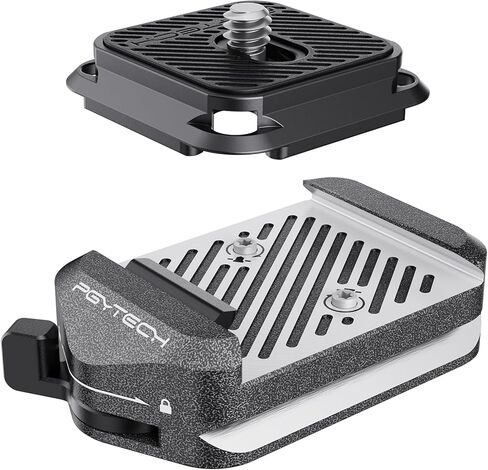 PGYTECH QUICE release plate & clamp V2 ، ARCA Swiss Plate Camera Mount Adapter with 1/4 "to 3/8" in Kuwait
