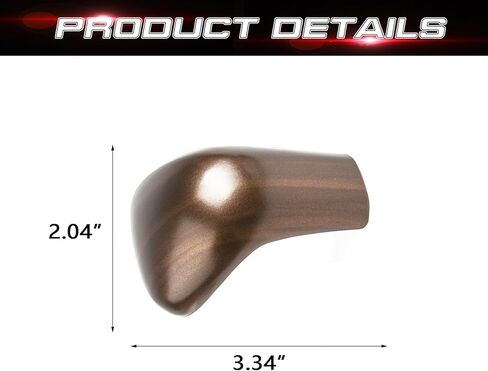 x xotic tech غطاء غطاء مقبض ناقل الحركة، حبيبات خشبية، متوافق مع Toyota Camry 2018-2026، Corolla Hatchback 2019-2026، Avalon 2019-2022 in Kuwait