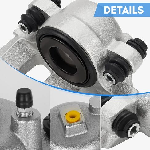 Front Brake Calipers Compatible with Jeep Wrangler 1990-2006, Cherokee 90-01, Grand Cherokee 93-98, TJ 97-06, Comanche 90-92, Front Driver & Passenger Side, 18-4340 18-4339, 2PCS in Saudi Arabia