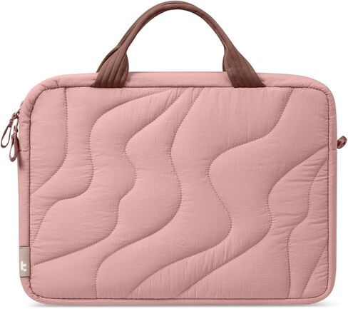 tomtoc 15-16 Inch Puffy Laptop Carrying Bag for Women, Stylish Laptop Case Fits 15-16 Inch MacBook Air & Pro & Other 15"-16" Computers, Work Travel Briefcase Lightweight Handbag with Organized Storage in Kuwait