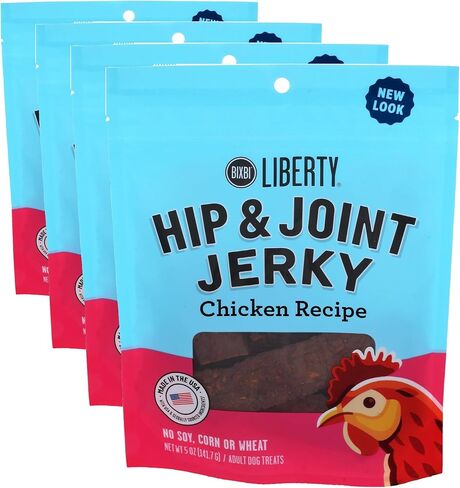 Buckley Functional Healthy Hip And Joint Dog Jerky Treats, Chicken, 5 Ounce(Packaging May Vary) in Saudi Arabia