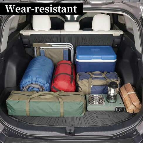 Floor Mats for 2026 Toyota RAV4 Hybrid (Not for Phev) TPE All Weather Protection Trunk Cargo Liner with 2nd Row Backrest Protector Full Set Anti-Slip Waterproof Custom Fit RAV4 Mat Accessories in Saudi Arabia