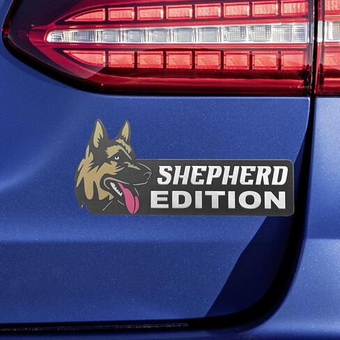 YoRise 3D Dog Edition Car Badges, Acrylic Laser Cutting Automotive Bumper Emblems, Funny Cute Animal Vehicle Exterior Decoration Sticker Decal for RV, SUV, Boat, Truck (Labrador) in Saudi Arabia