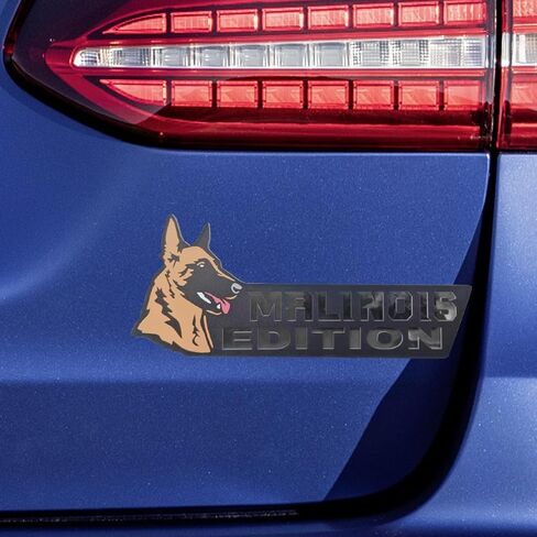 YoRise 3D Dog Edition Car Badges, Acrylic Laser Cutting Automotive Bumper Emblems, Funny Cute Animal Vehicle Exterior Decoration Sticker Decal for RV, SUV, Boat, Truck (Labrador) in Saudi Arabia