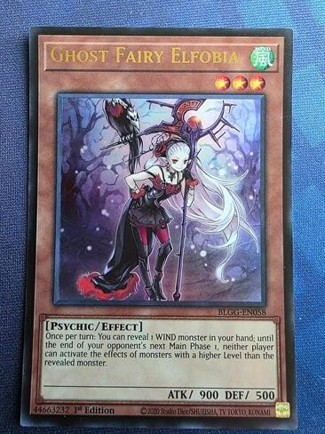 Ghost Fairy Elfobia - Battles of Legend: Glorious Gallery - BLGG-EN058 - Ultra Rare - 1st Edition in Kuwait
