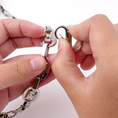 12 قطعة من مشابك قفل السوستة، سحاب أقفال حقيبة الظهر، مشابك زنبركية صغيرة مزدوجة الفتح، مشبك حلقة تسلق صغير مضاد للسرقة in Kuwait
