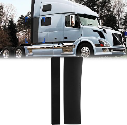 Cab Cabin Lower Sleeper Fairing for Volvo VNL 1997-2017, Large Left Driver Side, Includes Brackets in Saudi Arabia