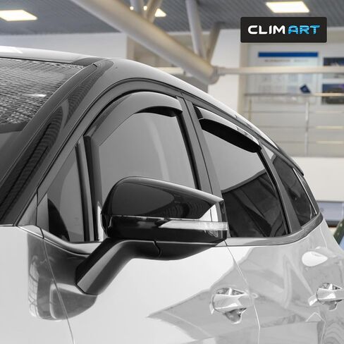 CLIM ART in-Channel Incredibly Durable Rain Guards for Kia Sportage 2023-2026, Original Window Deflectors, Vent Window Visors, Vent Deflector, 4 pcs. - 623043 in Saudi Arabia