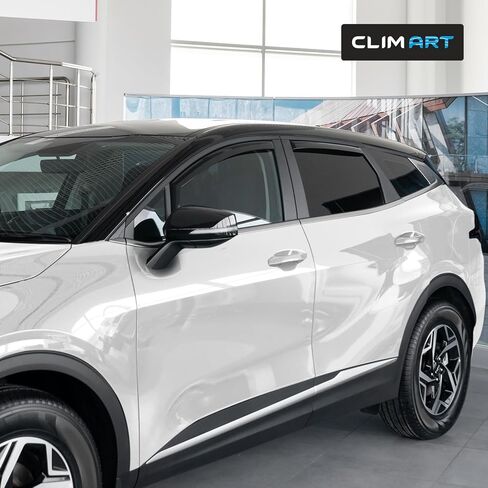 CLIM ART in-Channel Incredibly Durable Rain Guards for Kia Sportage 2023-2026, Original Window Deflectors, Vent Window Visors, Vent Deflector, 4 pcs. - 623043 in Saudi Arabia
