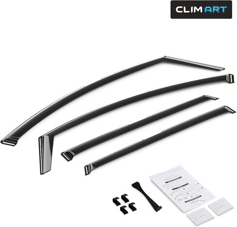 CLIM ART in-Channel Incredibly Durable Rain Guards for Kia Sportage 2023-2026, Original Window Deflectors, Vent Window Visors, Vent Deflector, 4 pcs. - 623043 in Saudi Arabia